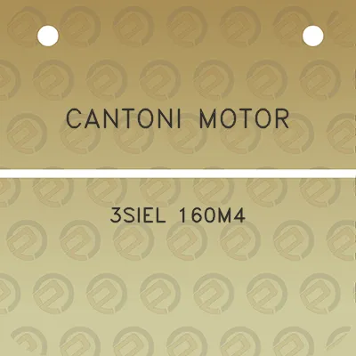 cantoni-motor-3siel-160m4