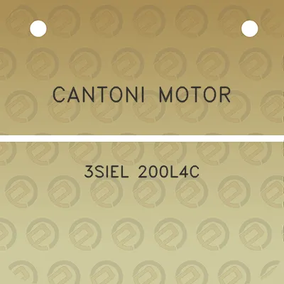 cantoni-motor-3siel-200l4c