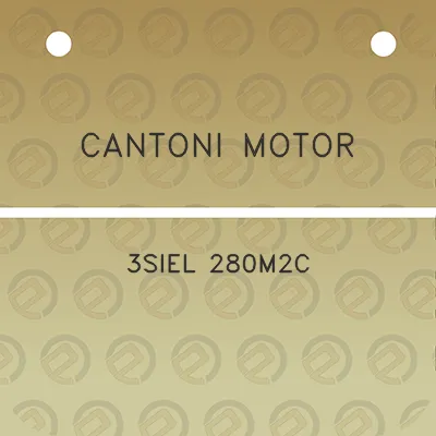 cantoni-motor-3siel-280m2c