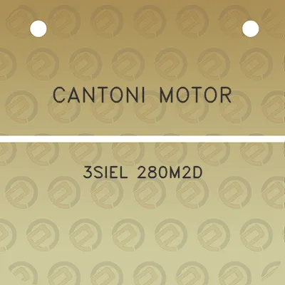 cantoni-motor-3siel-280m2d