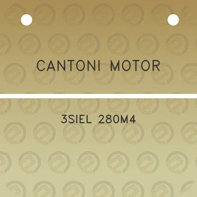 cantoni-motor-3siel-280m4