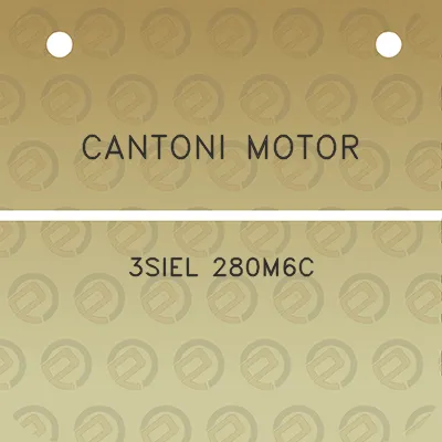 cantoni-motor-3siel-280m6c