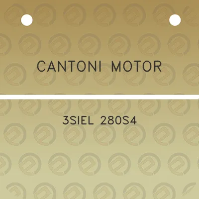 cantoni-motor-3siel-280s4