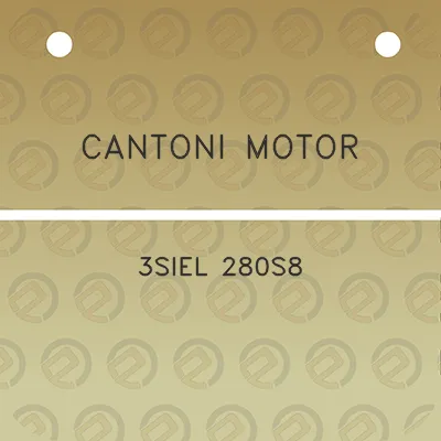 cantoni-motor-3siel-280s8