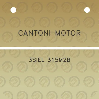 cantoni-motor-3siel-315m2b