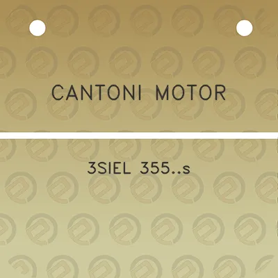 cantoni-motor-3siel-355s