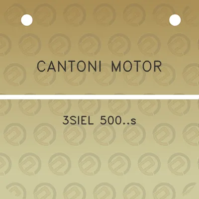 cantoni-motor-3siel-500s