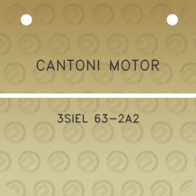 cantoni-motor-3siel-63-2a2