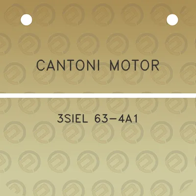 cantoni-motor-3siel-63-4a1