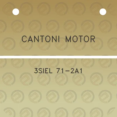 cantoni-motor-3siel-71-2a1