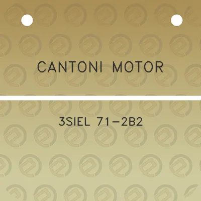 cantoni-motor-3siel-71-2b2