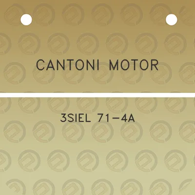 cantoni-motor-3siel-71-4a