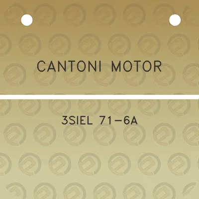 cantoni-motor-3siel-71-6a