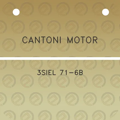 cantoni-motor-3siel-71-6b