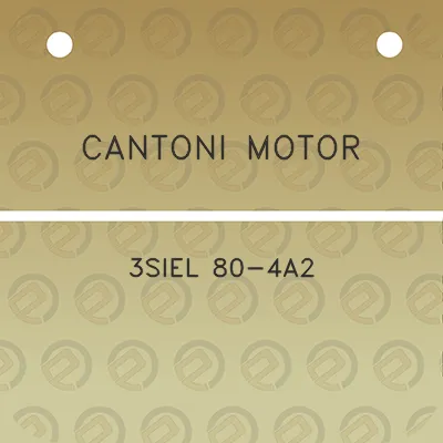 cantoni-motor-3siel-80-4a2