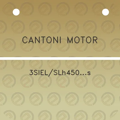 cantoni-motor-3sielslh450s