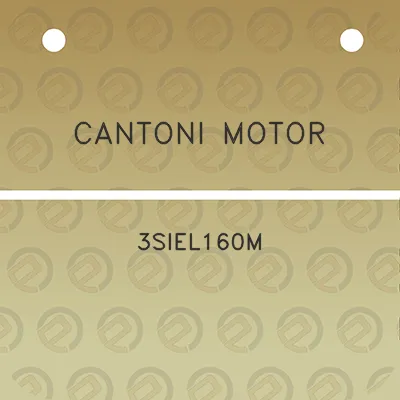 cantoni-motor-3siel160m