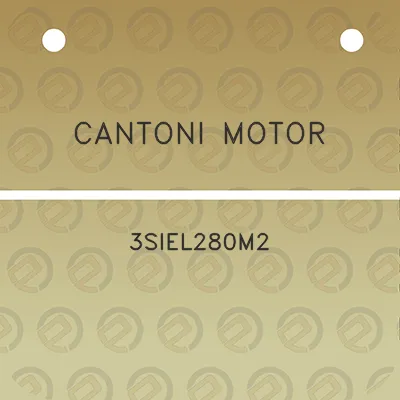 cantoni-motor-3siel280m2