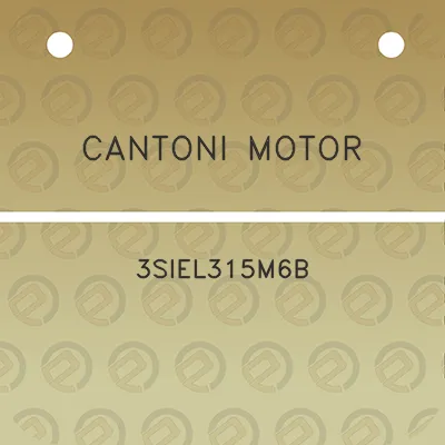 cantoni-motor-3siel315m6b