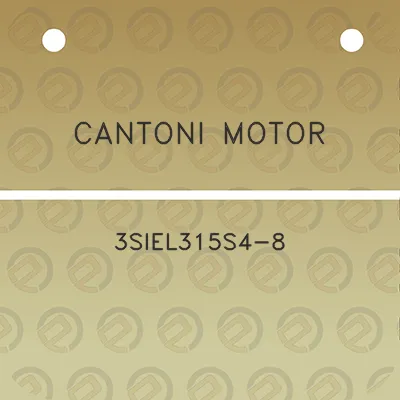 cantoni-motor-3siel315s4-8