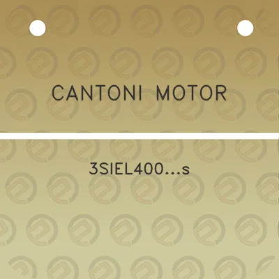 cantoni-motor-3siel400s