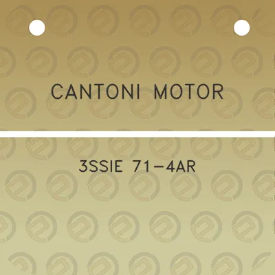 cantoni-motor-3ssie-71-4ar