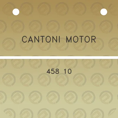 cantoni-motor-458-10