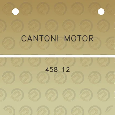 cantoni-motor-458-12