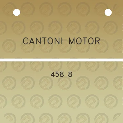 cantoni-motor-458-8