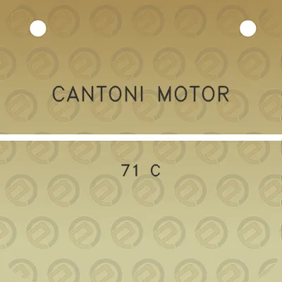 cantoni-motor-71-c