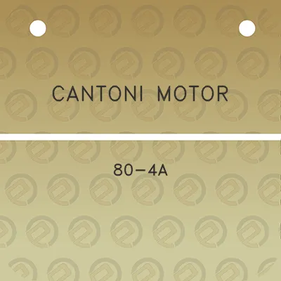 cantoni-motor-80-4a