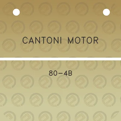 cantoni-motor-80-4b