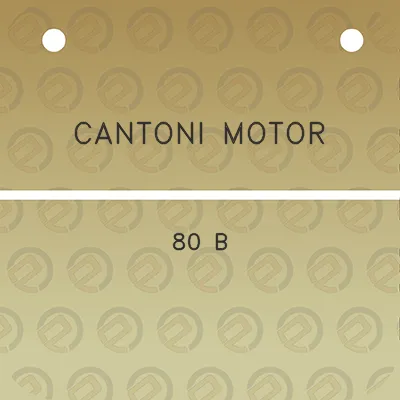 cantoni-motor-80-b