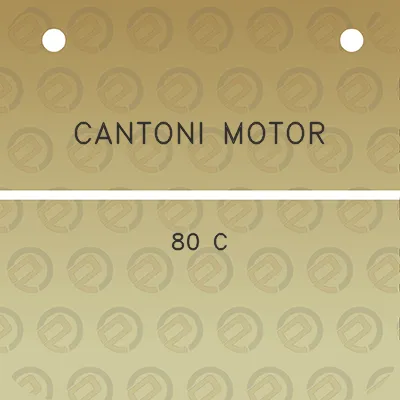 cantoni-motor-80-c