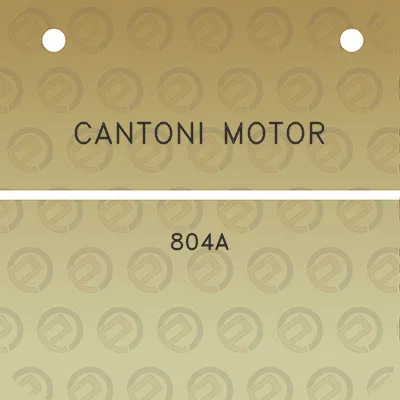 cantoni-motor-804a