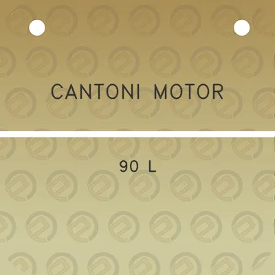 cantoni-motor-90-l