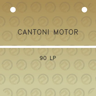 cantoni-motor-90-lp