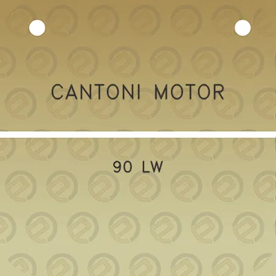 cantoni-motor-90-lw