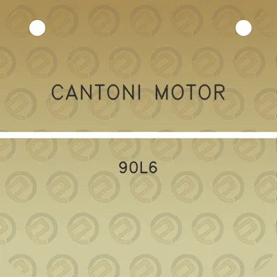 cantoni-motor-90l6