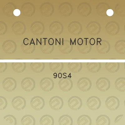 cantoni-motor-90s4