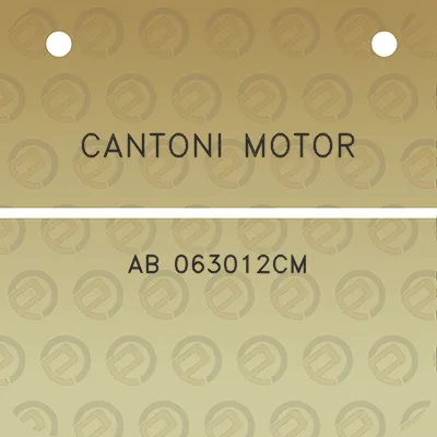 cantoni-motor-ab-063012cm