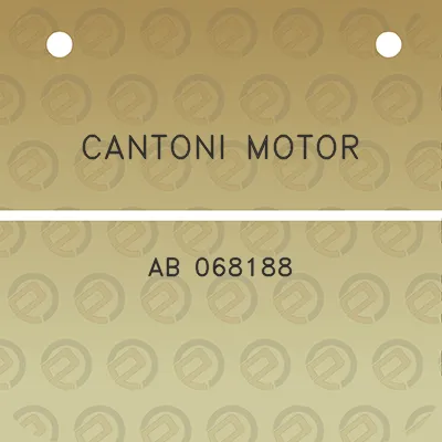 cantoni-motor-ab-068188