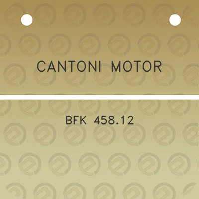 cantoni-motor-bfk-45812