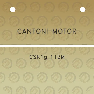 cantoni-motor-csk1g-112m