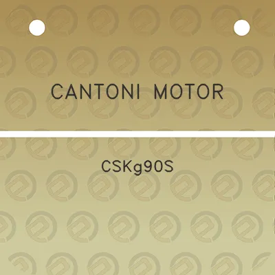 cantoni-motor-cskg90s