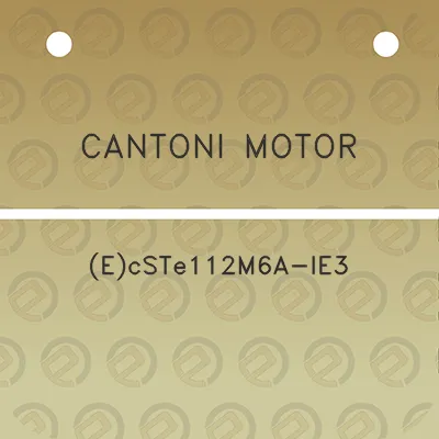 cantoni-motor-ecste112m6a-ie3