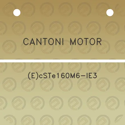 cantoni-motor-ecste160m6-ie3