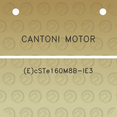 cantoni-motor-ecste160m8b-ie3