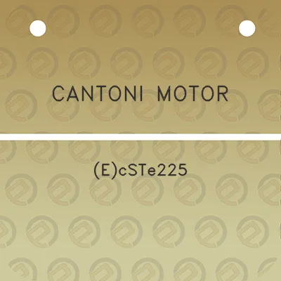 cantoni-motor-ecste225