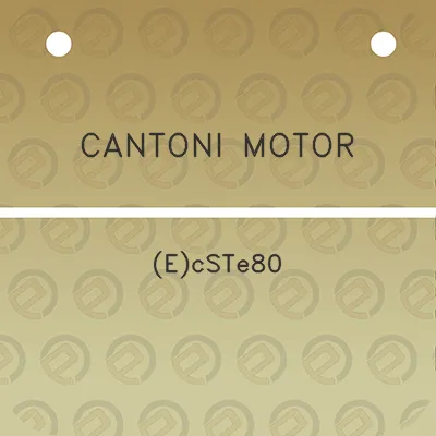 cantoni-motor-ecste80